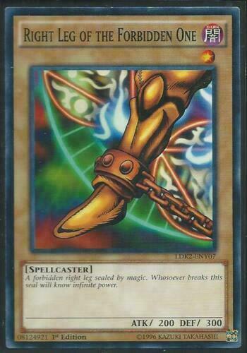 Yugioh Card - Right Leg Of The Forbidden One *Common* LDK2-ENY07 (NM)