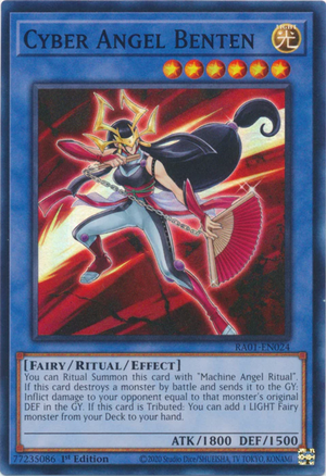 Yugioh - Cyber Angel Benten *Select Rarity* RA01-EN024 (NM)