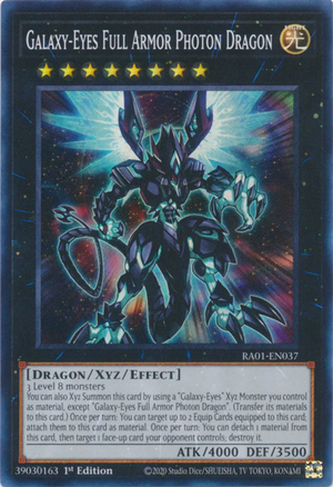 Yugioh - Galaxy-Eyes Full Armor Photon Dragon *Select Rarity* RA01-EN037 (NM)