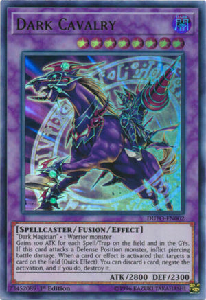 Yugioh Card - Dark Cavalry *Ultra Rare* DUPO-EN002 (NM)