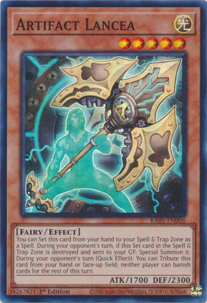 Yugioh - Artifact Lancea *Select Your Rarity* RA01-EN006 (NM)