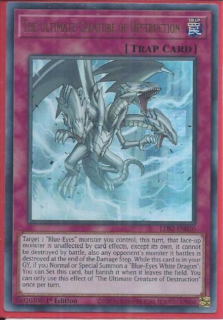 Yugioh - The Ultimate Creature of Destruction *Ultra Rare* LDS2-EN030 (NM/M)