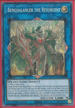 Yugioh - Benghalancer the Resurgent *Secret Rare* LIOV-EN048 (NM/M)