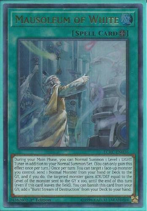 Yugioh Card - Mausoleum of White *Ultra Rare* LCKC-EN036 (NM/M)