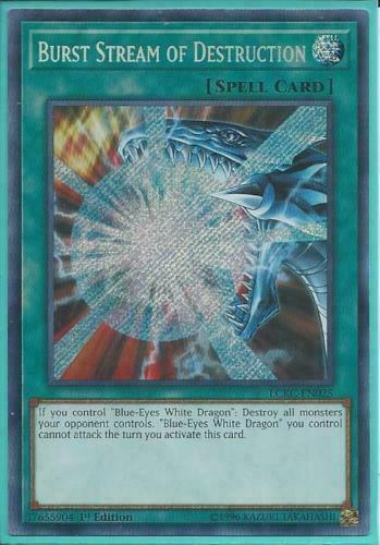 Yugioh Card - Burst Stream of Destruction *Secret Rare* LCKC-EN025 (NM/M)