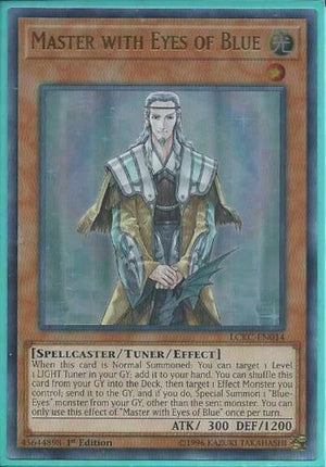 Yugioh Card - Master with Eyes of Blue *Ultra Rare* LCKC-EN014 (NM)