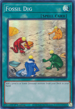 Yugioh - Fossil Dig *Select Rarity* RA01-EN053 (NM)