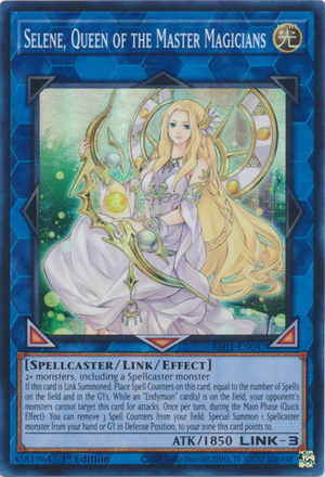 Yugioh - Selene, Queen of the Master Magicians *Select Rarity* RA01-EN047 (NM)