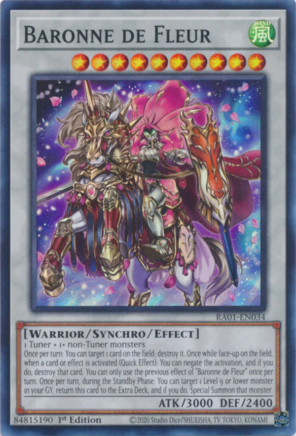 Yugioh - Baronne de Fleur *Select Rarity* RA01-EN034 (NM)