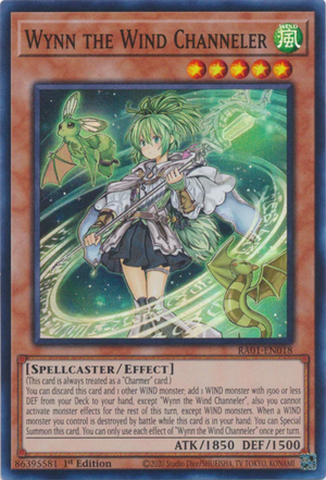 Yugioh - Wynn the Wind Channeler *Select Rarity* RA01-EN018 (NM)