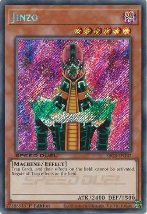 Yugioh - Jinzo *Secret Rare* SBCB-EN147 (NM)