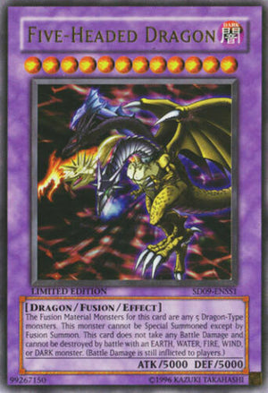 Yugioh - Five-Headed Dragon *Ultra Rare* SD09-ENSS1 (NM)