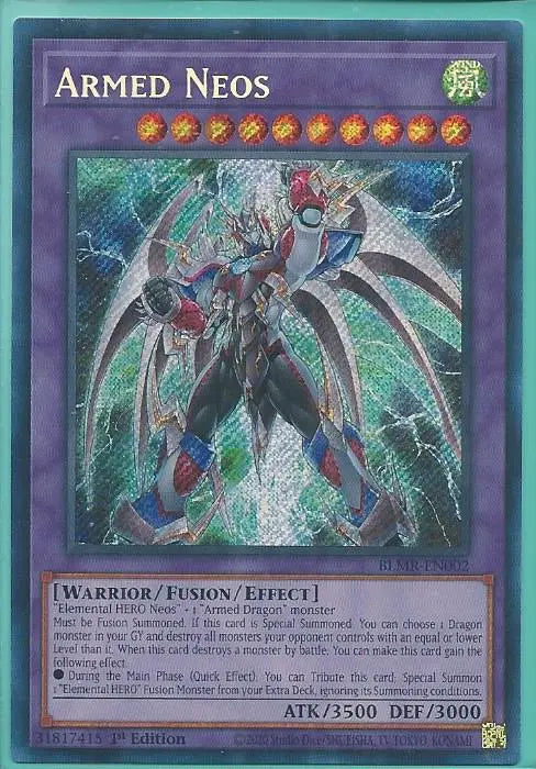 Yugioh - Armed Neos *Secret Rare* BLMR-EN002 (NM/M)