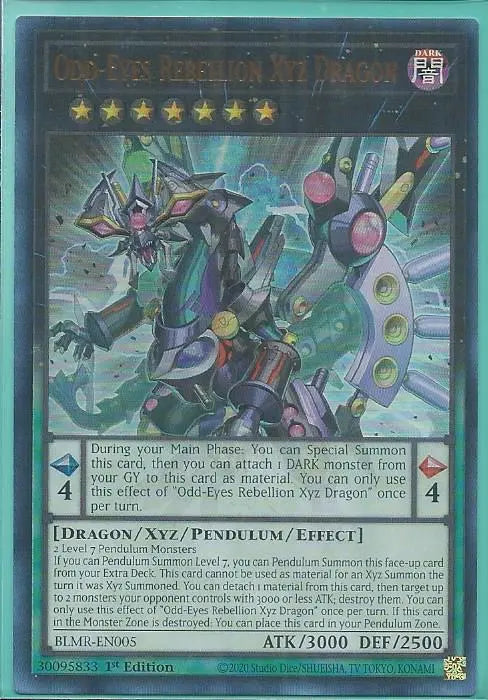 Yugioh - Odd-Eyes Rebellion Xyz Dragon *Ultra Rare* BLMR-EN005 (NM/M)