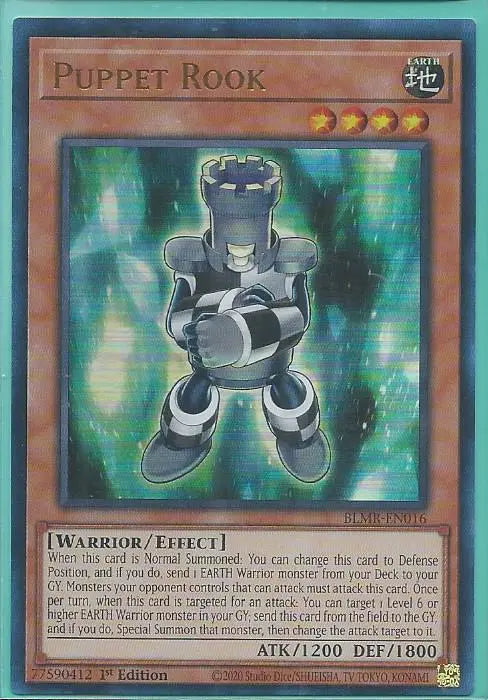 Yugioh - Puppet Rook *Ultra Rare* BLMR-EN016 (NM/M)