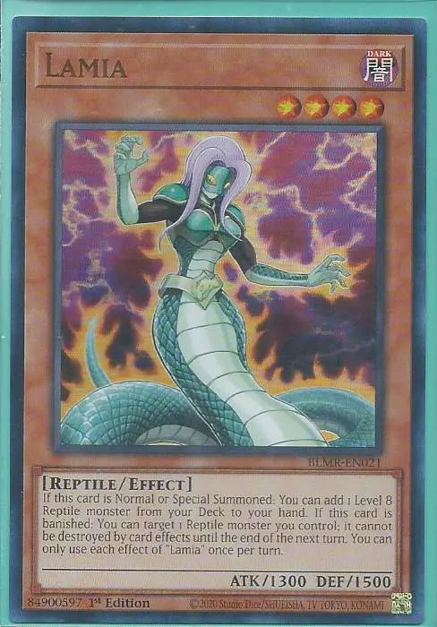 Yugioh - Lamia *Ultra Rare* BLMR-EN021 (NM/M)