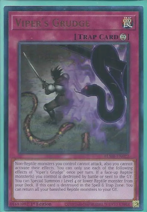 Yugioh - Viper’s Grudge *Ultra Rare* BLMR-EN022 (NM/M)