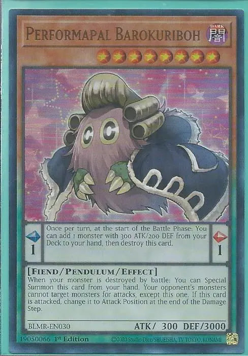 Yugioh - Performapal Barokuriboh *Ultra Rare* BLMR-EN030 (NM/M)