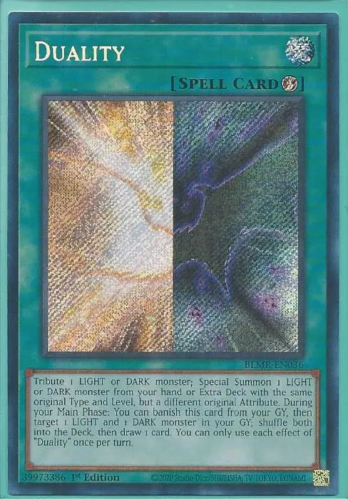 Yugioh - Duality *Secret Rare* BLMR-EN036 (NM/M)