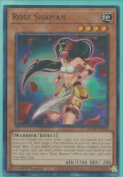 Yugioh - Rose Shaman *Ultra Rare* BLMR-EN040 (NM/M)