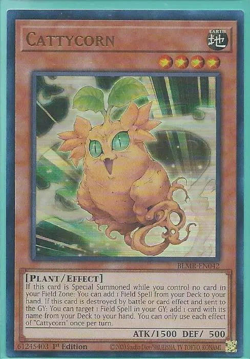 Yugioh - Cattycorn *Ultra Rare* BLMR-EN042 (NM/M)