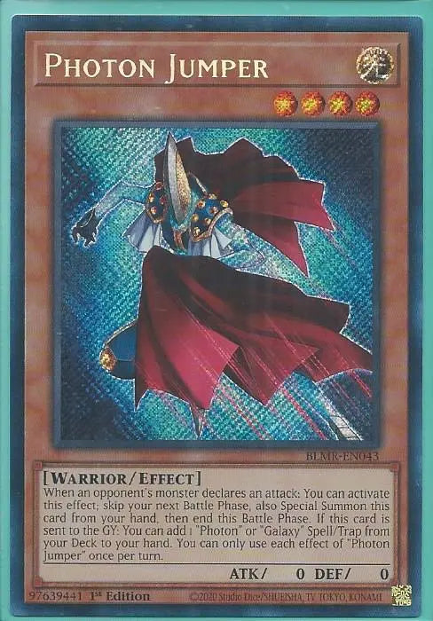 Yugioh - Photon Jumper *Secret Rare* BLMR-EN043 (NM/M)