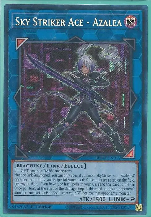 Yugioh - Sky Striker Ace – Azalea *Secret Rare* BLMR-EN052 (NM/M)