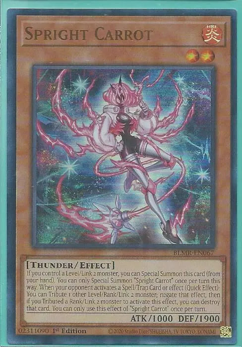 Yugioh - Spright Carrot *Ultra Rare* BLMR-EN067 (NM/M)