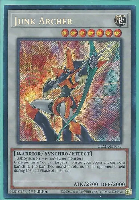 Yugioh - Junk Archer *Secret Rare* BLMR-EN073 (NM/M)