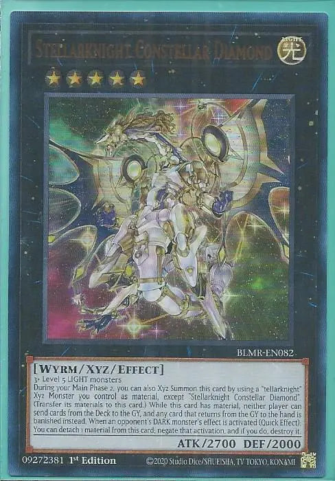 Yugioh - Stellarknight Constellar Diamond *Ultra Rare* BLMR-EN082 (NM/M)