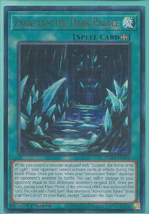 Yugioh - Zaralaam the Dark Palace *Ultra Rare* BLMR-EN096 (NM/M)