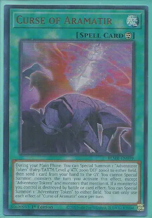 Yugioh - Curse of Aramatir *Ultra Rare* BLMR-EN099 (NM/M)