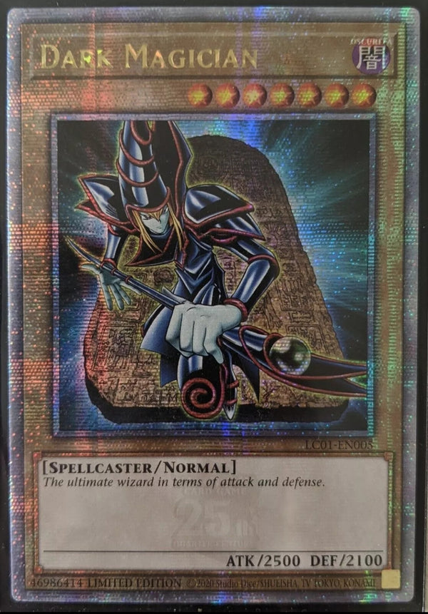 Yugioh -	Dark Magician *Quarter Century Rare* LC01-EN005 (NM)