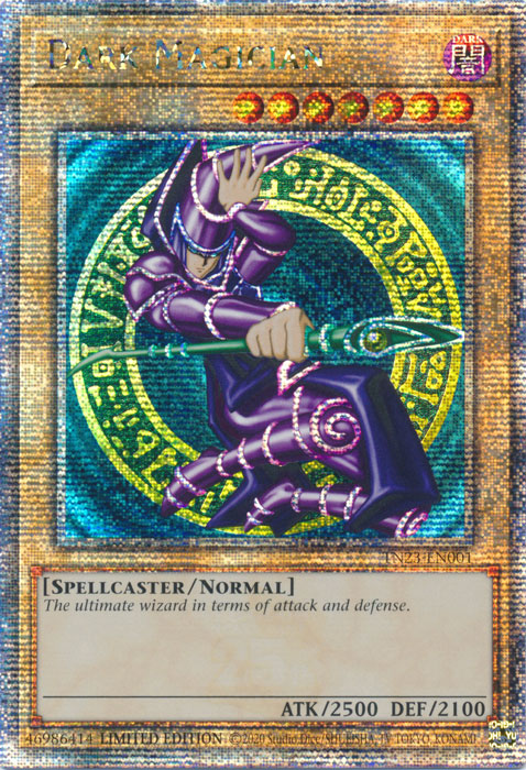 Yugioh -	Dark Magician *Quarter Century Rare* TN23-EN001 (NM)