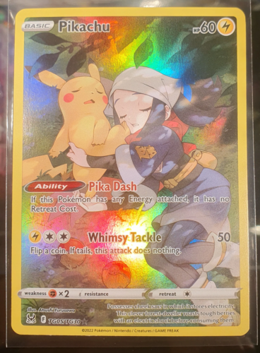 Pokemon - Pikachu *Ultra Rare* Lost Origin TG05/TG30 (NM)