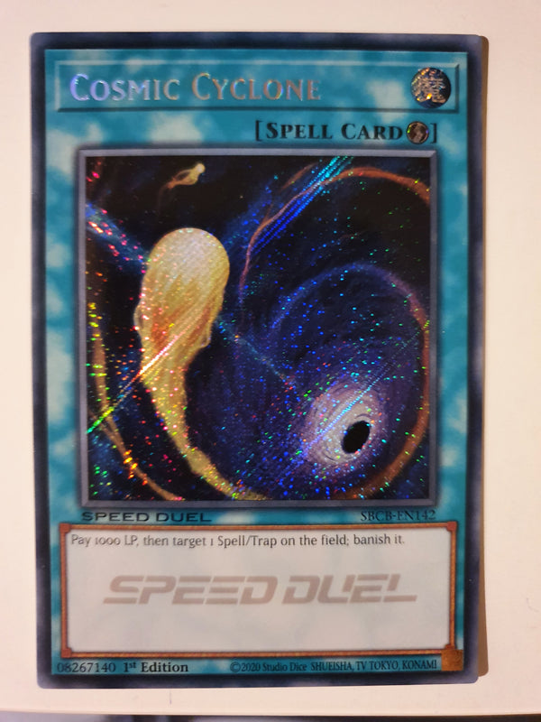 Yugioh - Cosmic Cyclone *Secret Rare* SBCB-EN142 (NM)