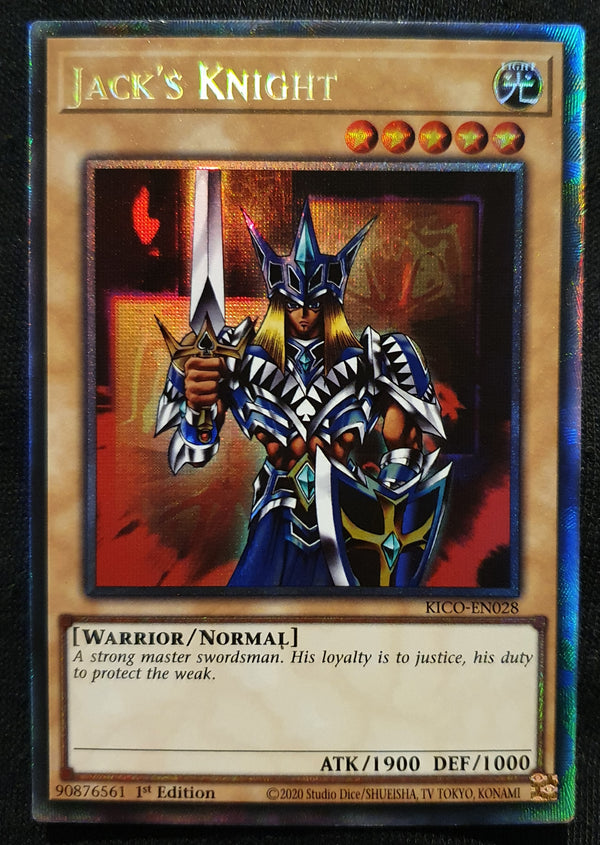 Yugioh - Jack's Knight *Collector's Rare* KICO-EN028 (NM/M)