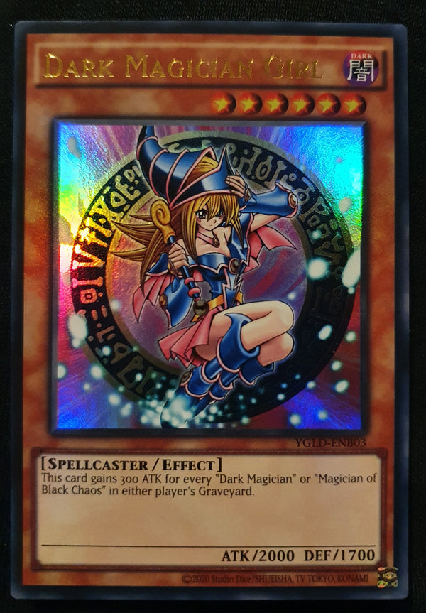 Yugioh - Dark Magician Girl *Ultra Rare* YGLD-ENB03 (NM/M)