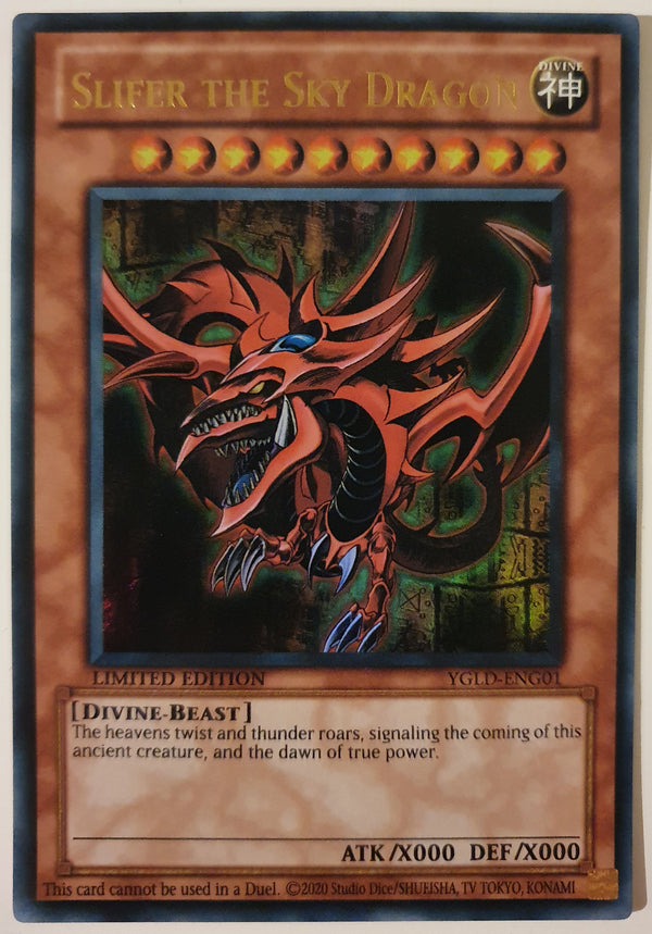 Yugioh - Slifer the Sky Dragon *Ultra Rare* YGLD-ENG01 (NM/M)