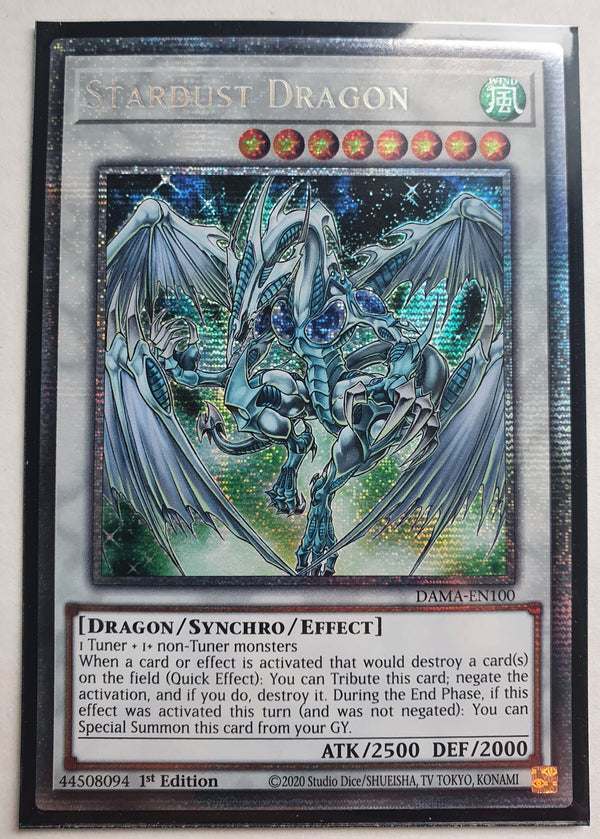 Yugioh - Stardust Dragon *Starlight Rare* DAMA-EN100 (NM/M)