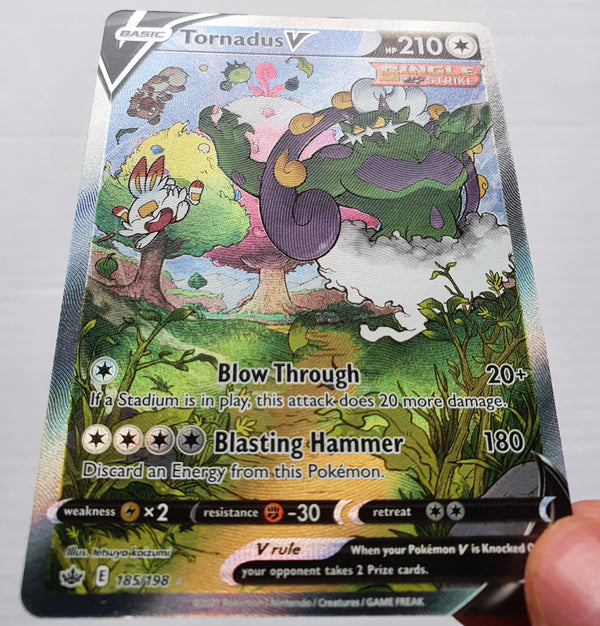 Pokemon - Tornadus V [Alternate Art] *Ultra Rare* Chilling Reign 185/198 (NM)