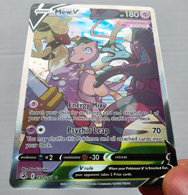 Pokemon - Mew V [Alternate Art] *Ultra Rare* Fusion Strike 251/264 (NM)