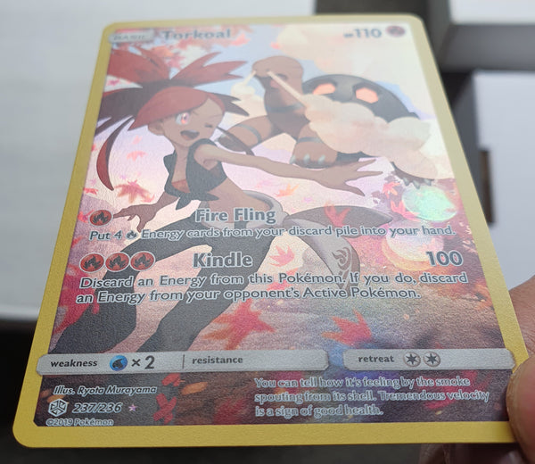 Pokemon - Torkoal *Secret Rare* Cosmic Eclipse 237/236 (NM)