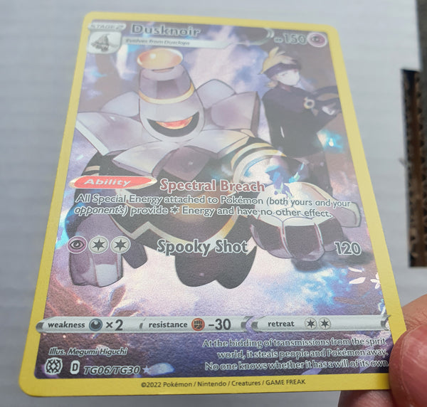 Pokemon - Dusknoir *Ultra Rare* Brilliant Stars TG06/TG30 (NM)