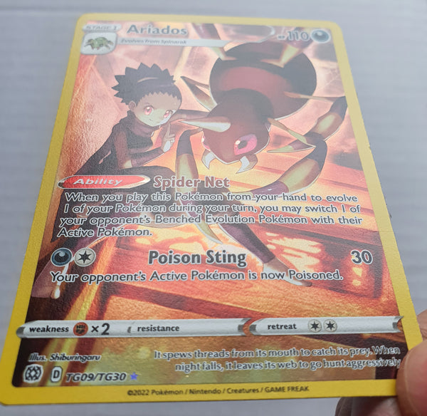 Pokemon - Ariados *Ultra Rare* Brilliant Stars TG09/TG30 (NM)