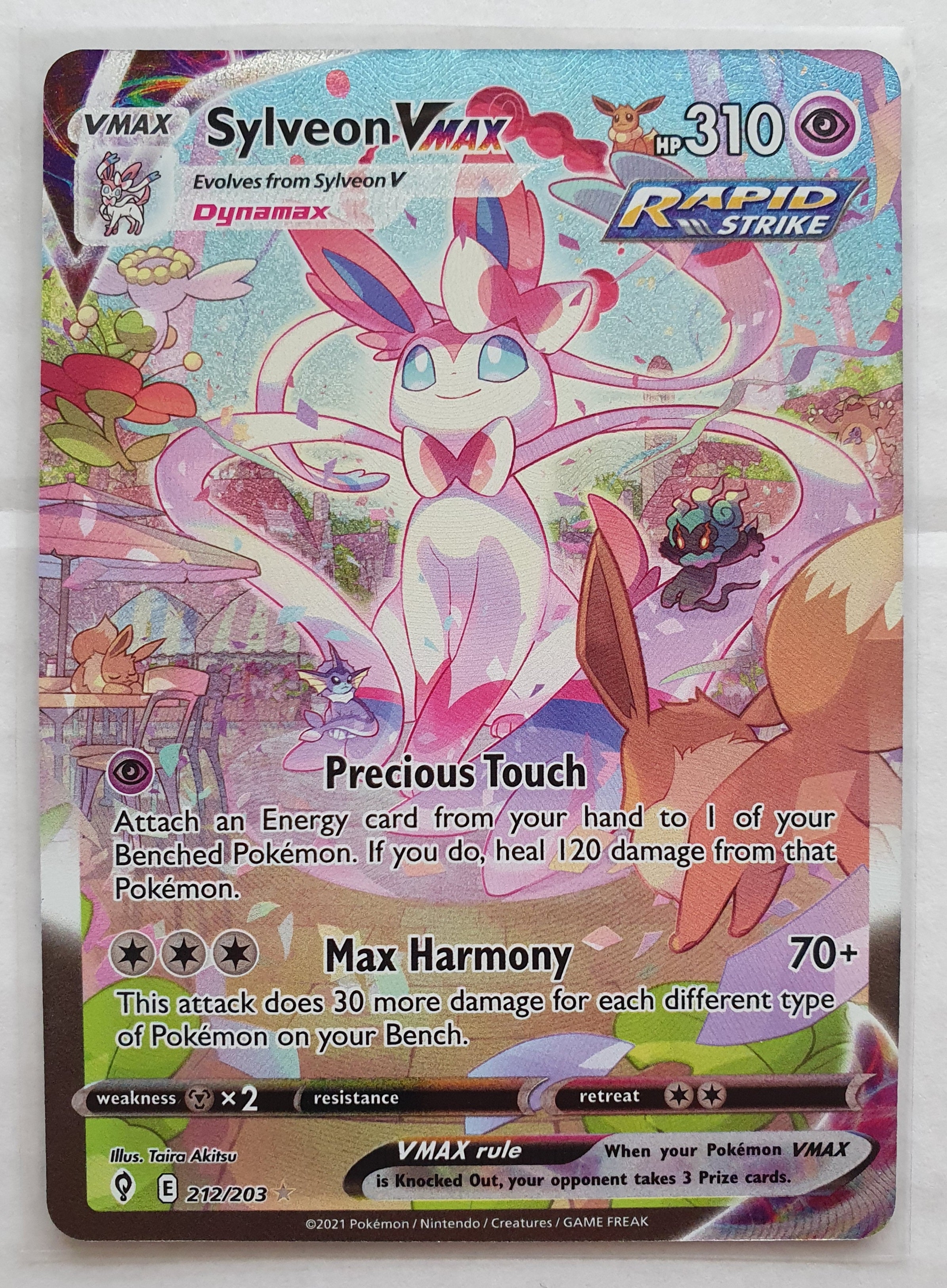 Pokemon Sylveon VMAX Alt Art - Evolving Skies on sale - 212/203 Secret Rare NM/M