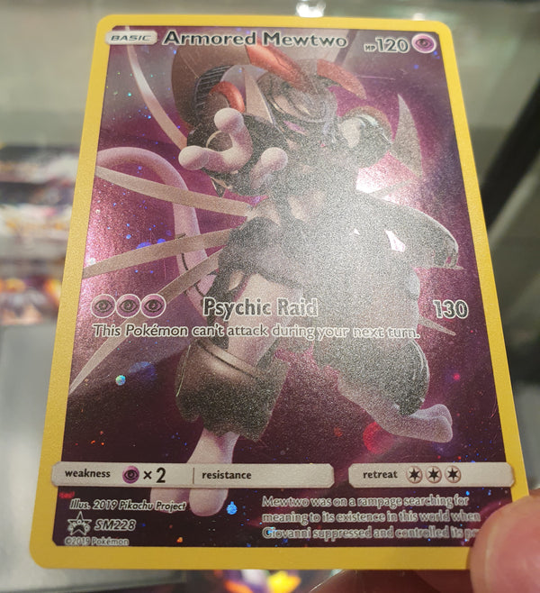 Pokemon - Armored Mewtwo *Ultra Rare* Black Star Promo SM228