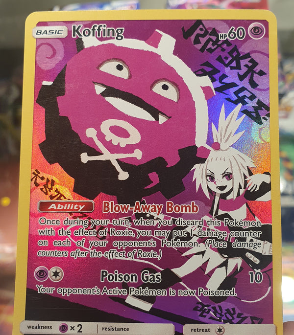 Pokemon - Koffing *Secret Rare* Cosmic Eclipse 243/236 (NM)