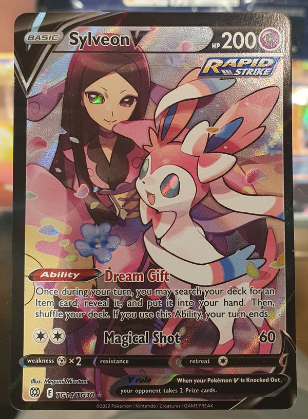 Pokemon - Sylveon V *Ultra Rare* Brilliant Stars TG14/TG30 (NM)