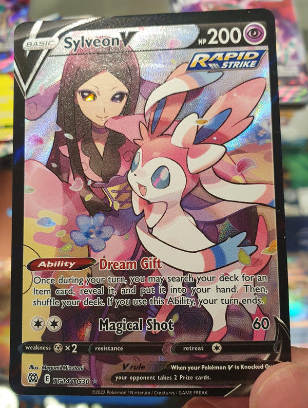 Pokemon - Sylveon V *Ultra Rare* Brilliant Stars TG14/TG30 (NM)